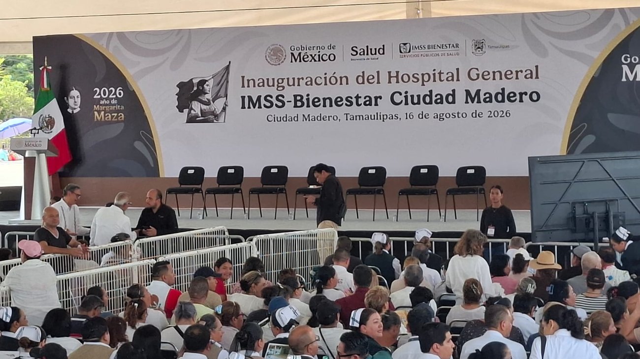 Sheinbaum arriba a Ciudad Madero para inaugurar hospital IMSS