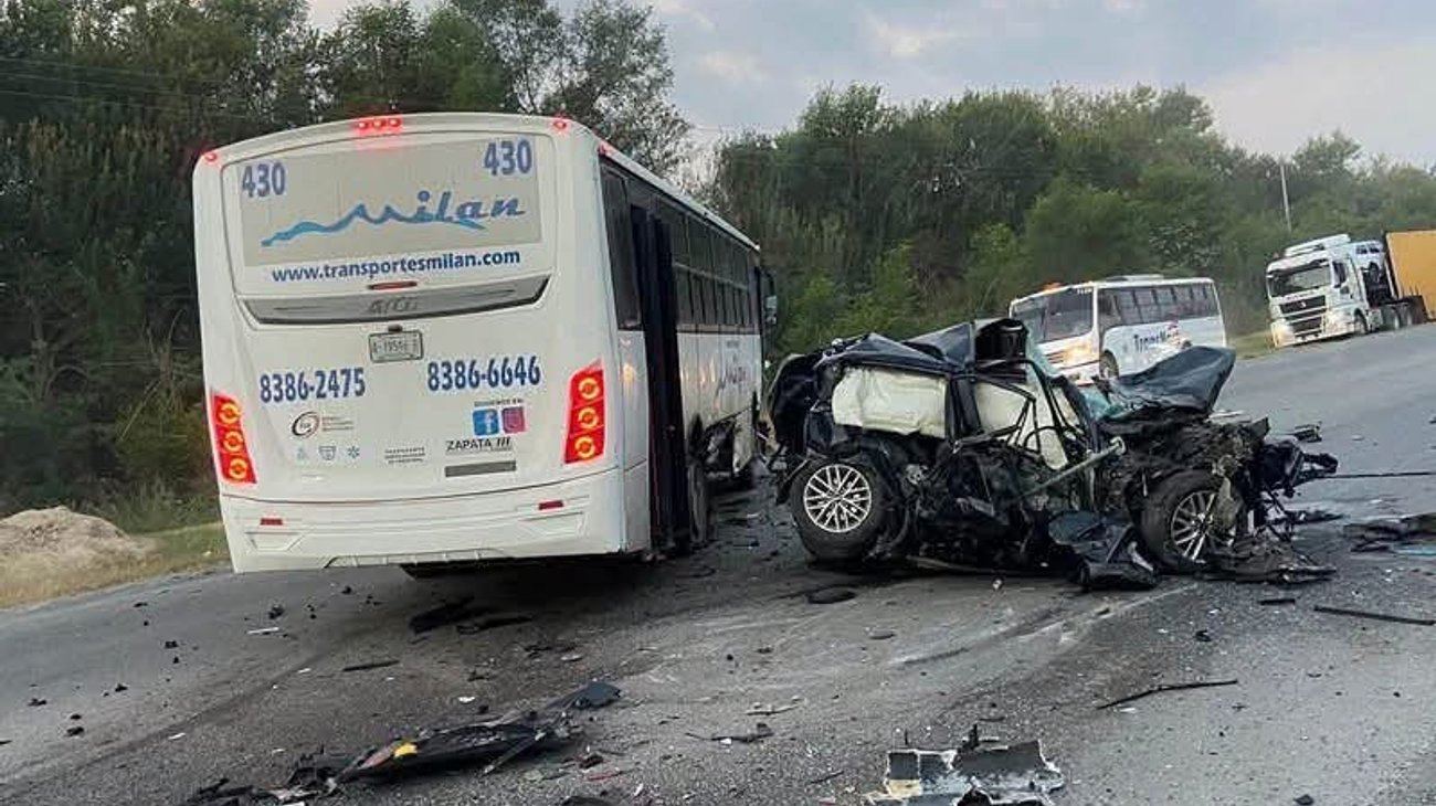 Chofer de camión va a prisión preventiva por choque en Pesquería