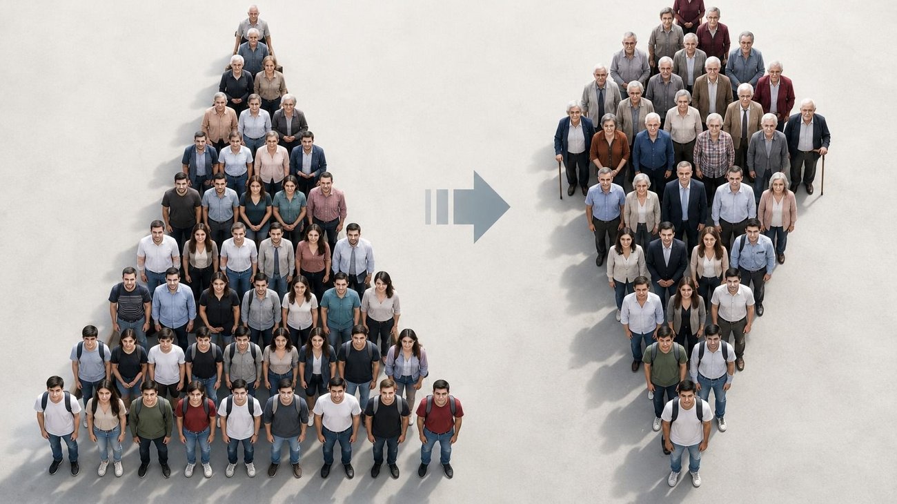 Población en edad laboral cae 20% en los últimos 10 años