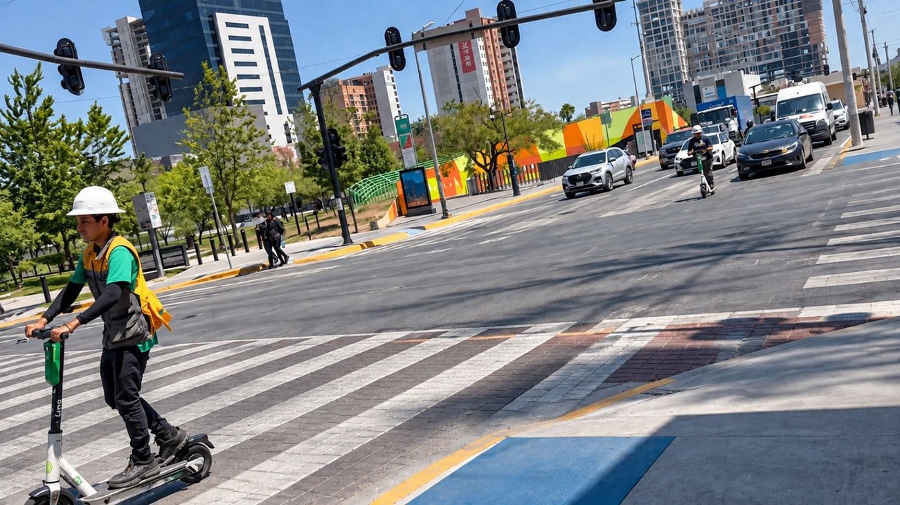 Exhiben caos por falta de regulación para scooters en Nuevo León