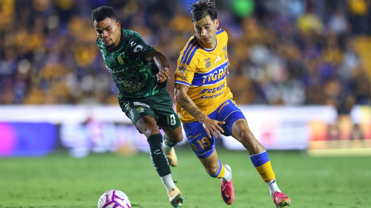 Cae Tigres 0-2 ante León y pone en riesgo su clasificación