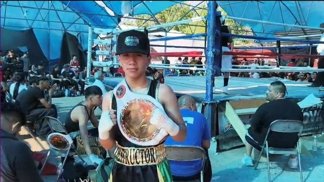 Axel “El Destructor” sueña con ser campeón mundial de boxeo