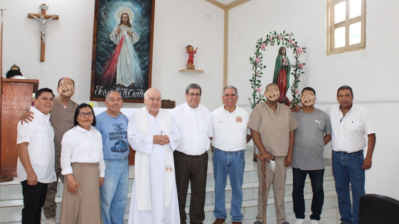 Celebran Jueves Santo con internos en Nuevo Laredo