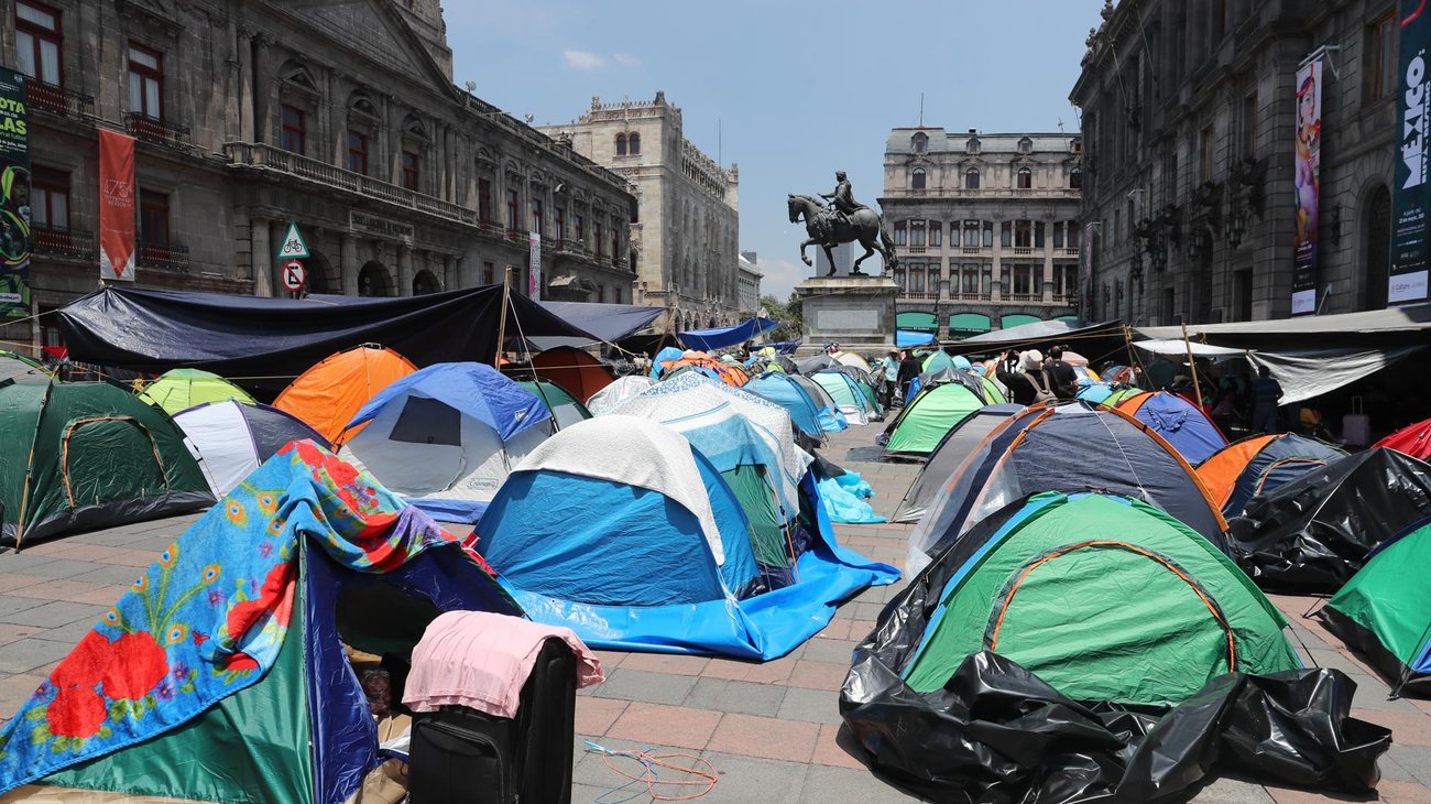 CNTE mantiene este lunes bloqueos y protestas en la CDMX