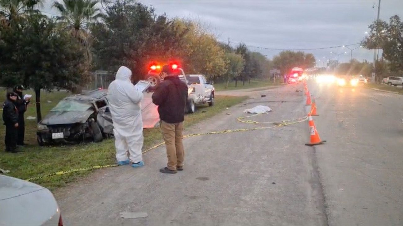 Volcadura deja un muerto y un lesionado en Montemorelos