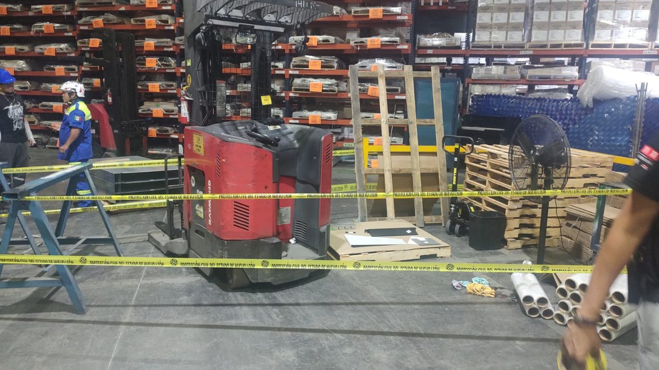 Mujer atropellada por un montacargas en empresa de San Nicolás