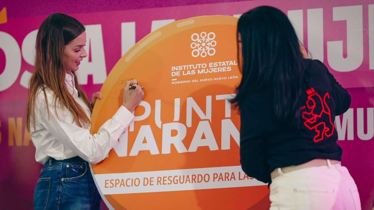Activan 'Puntos Naranja' e inauguran lactario 128 en Juárez