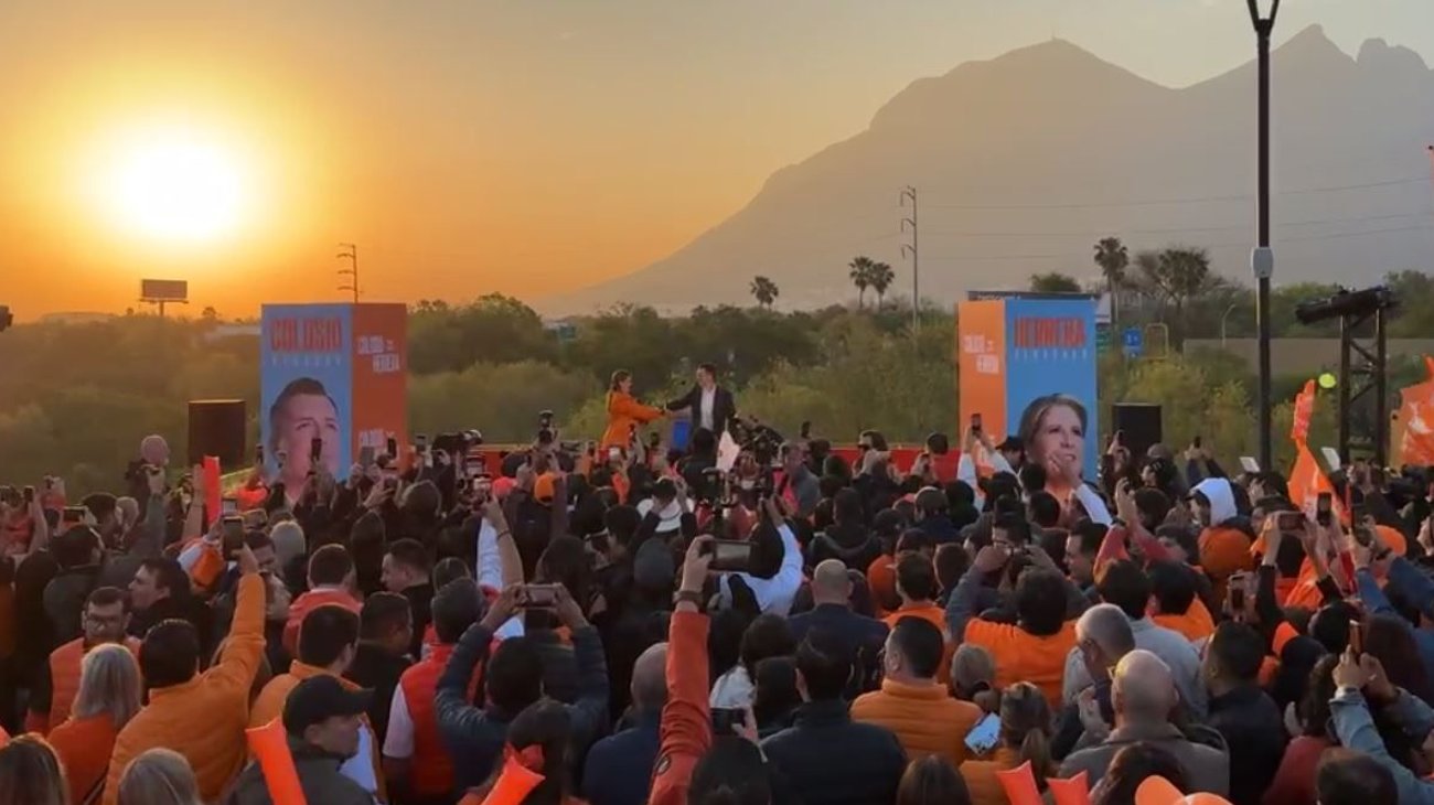 Colosio y Herrera pintan de naranja el Puente Verde