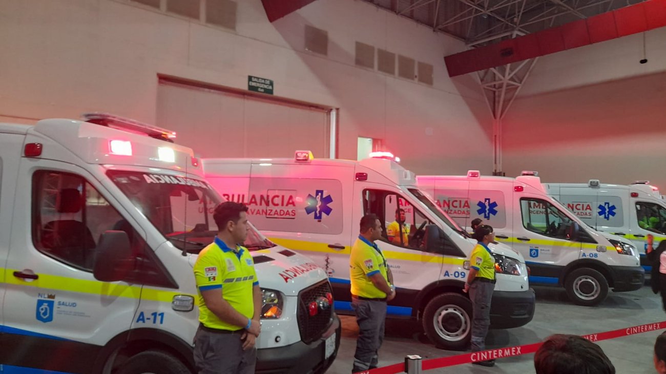 Hay 47 ambulancias más que serán distribuidas en el estado