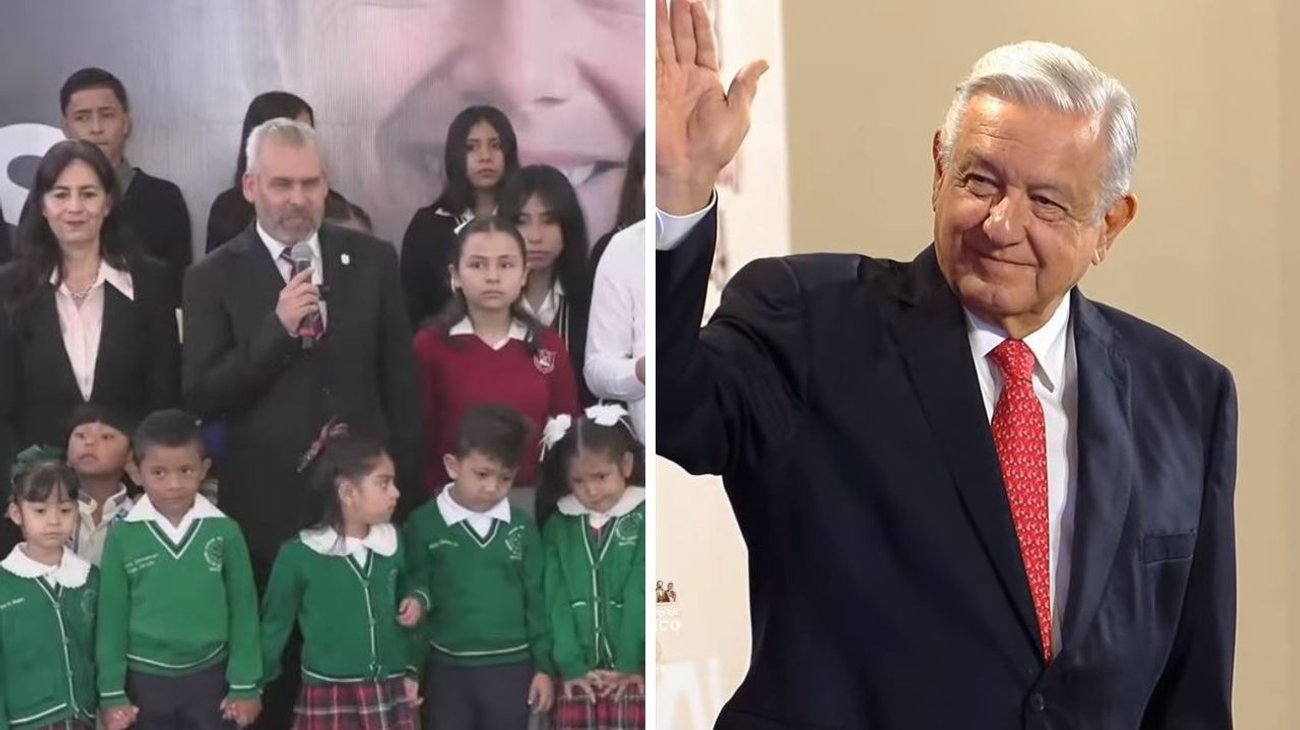AMLO felicita a alumnos y maestros por regreso a clases