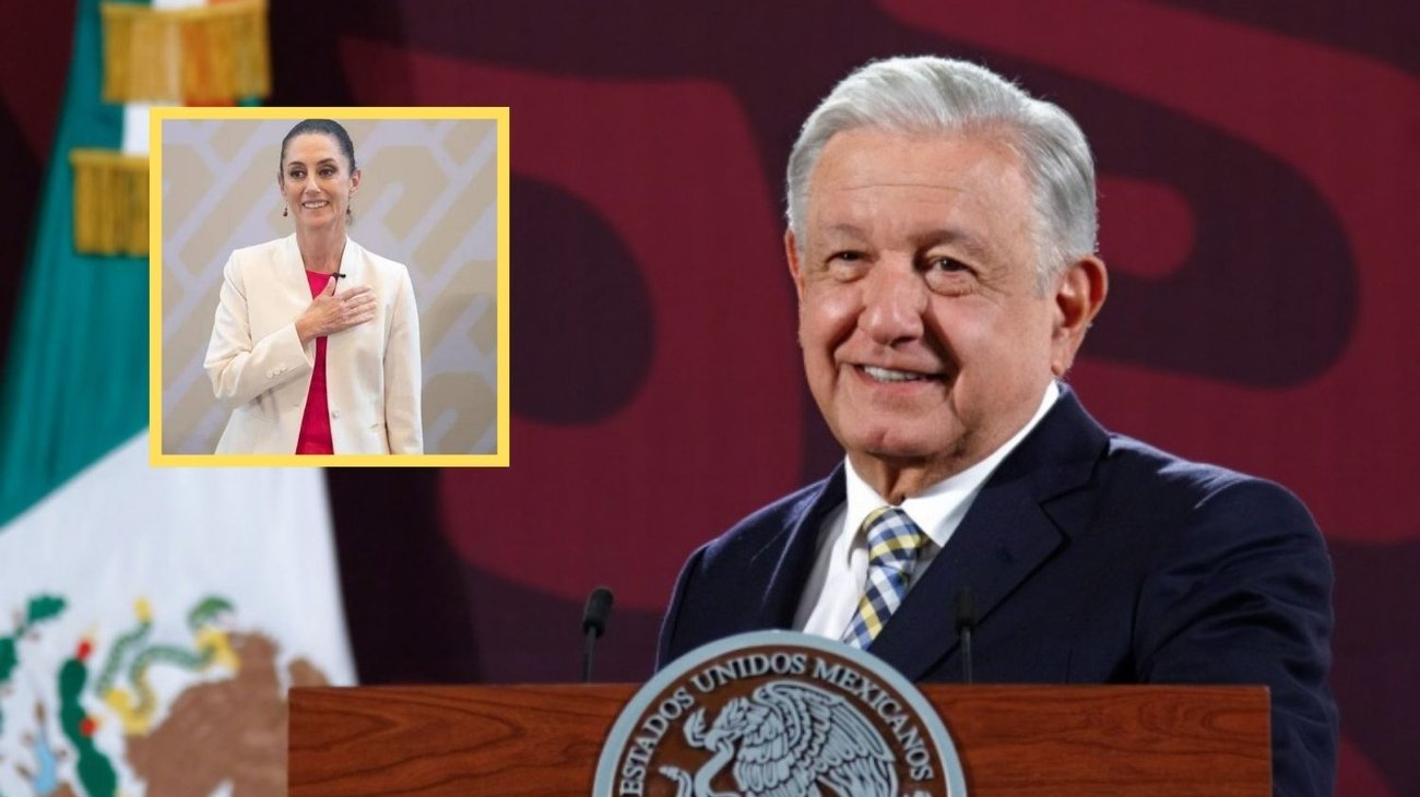 AMLO llama machista a quien lo acusa de influir a Sheinbaum