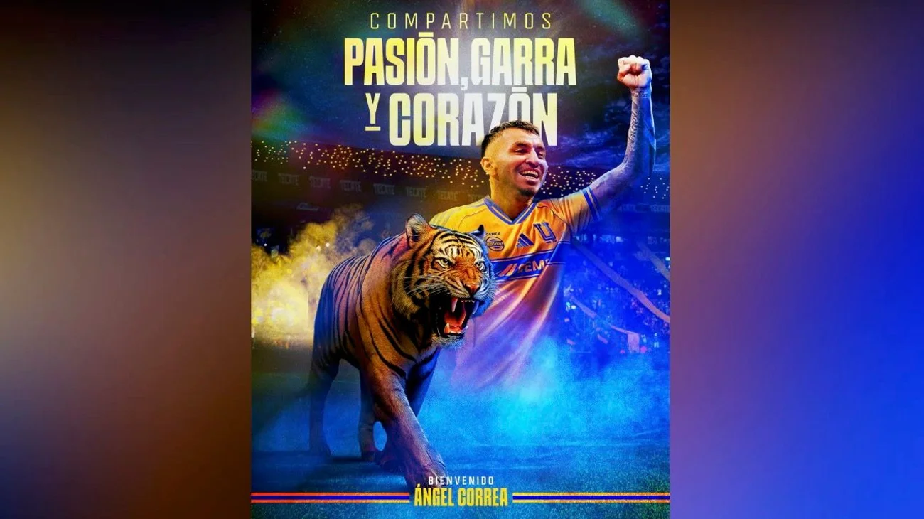 Tigres hace oficial el fichaje de Ángel Correa
