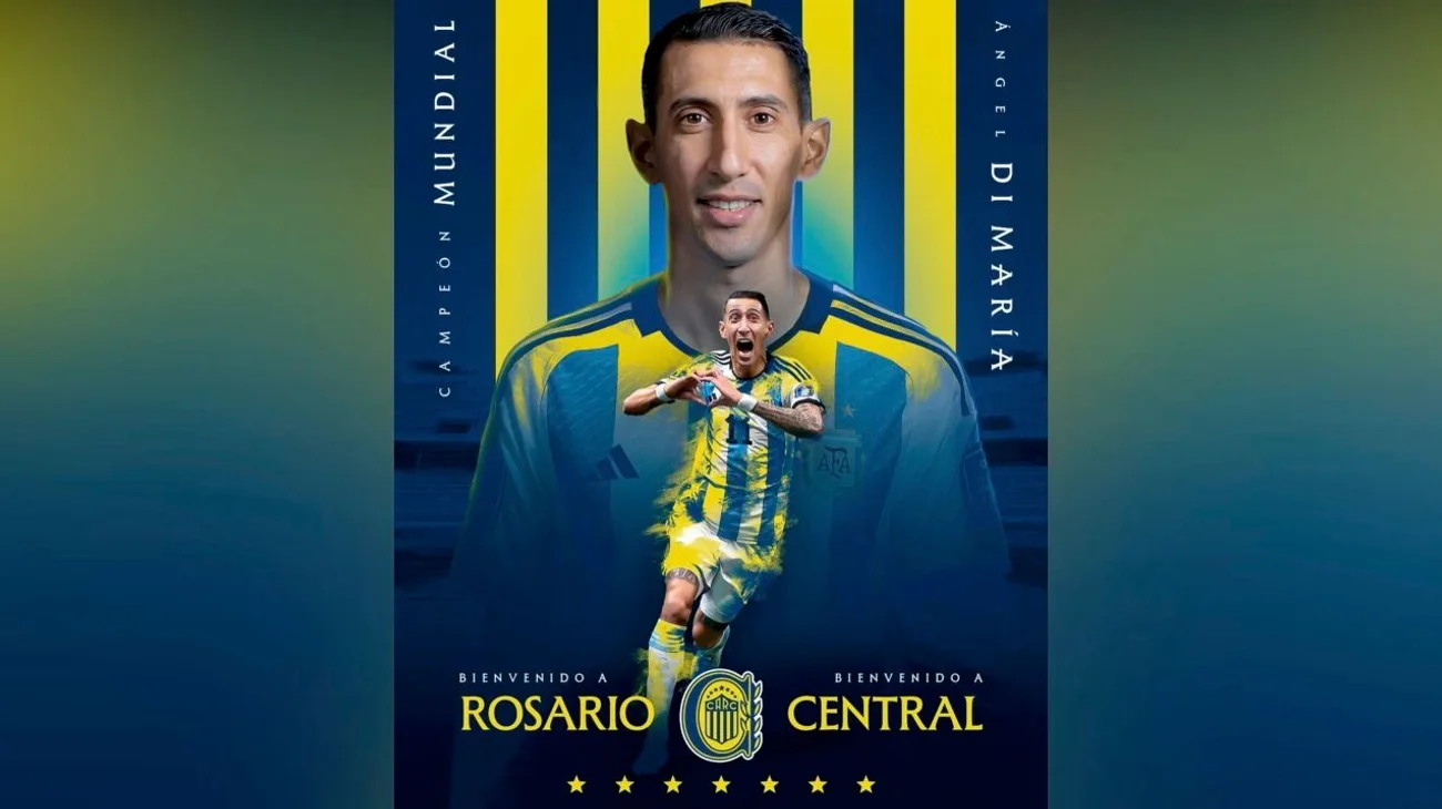 Ángel di María regresa a su primer club, el Rosario Central