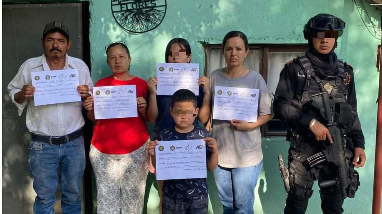 Localizan a familia que desapareció en General Terán