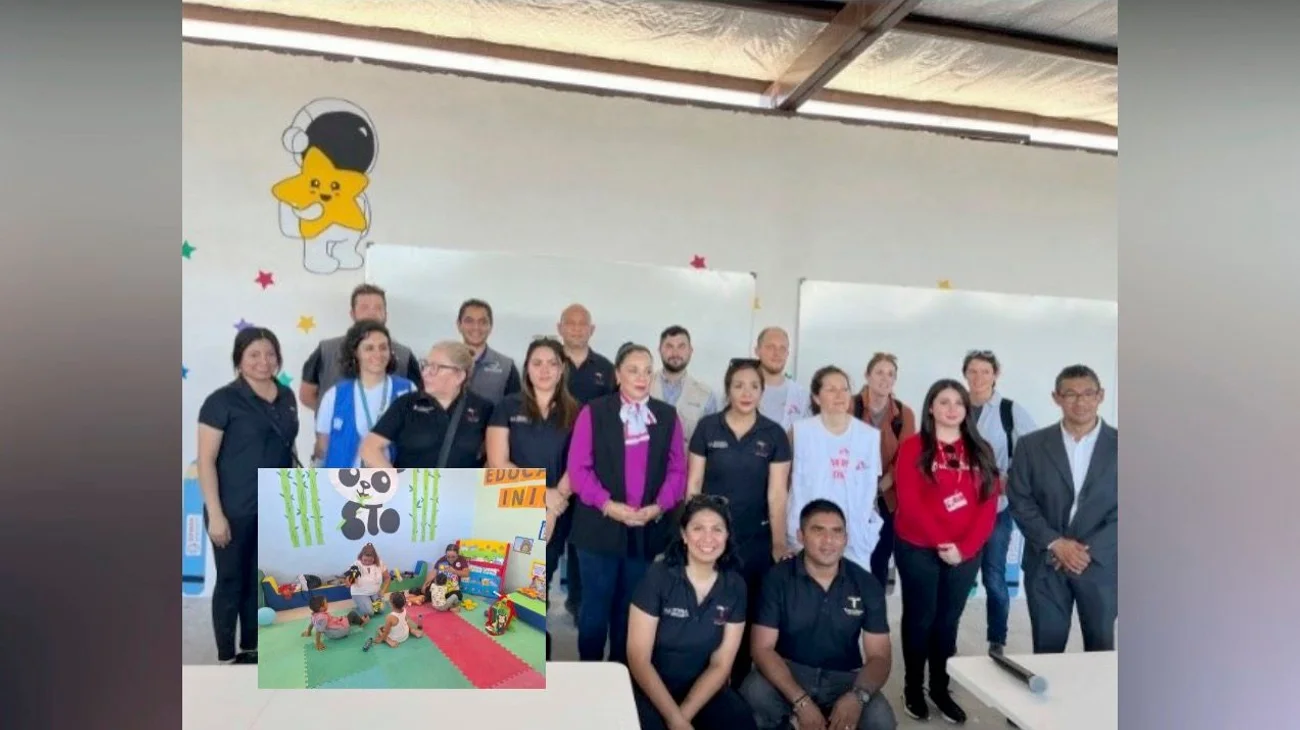 Inauguran espacio amigable para la niñez migrante