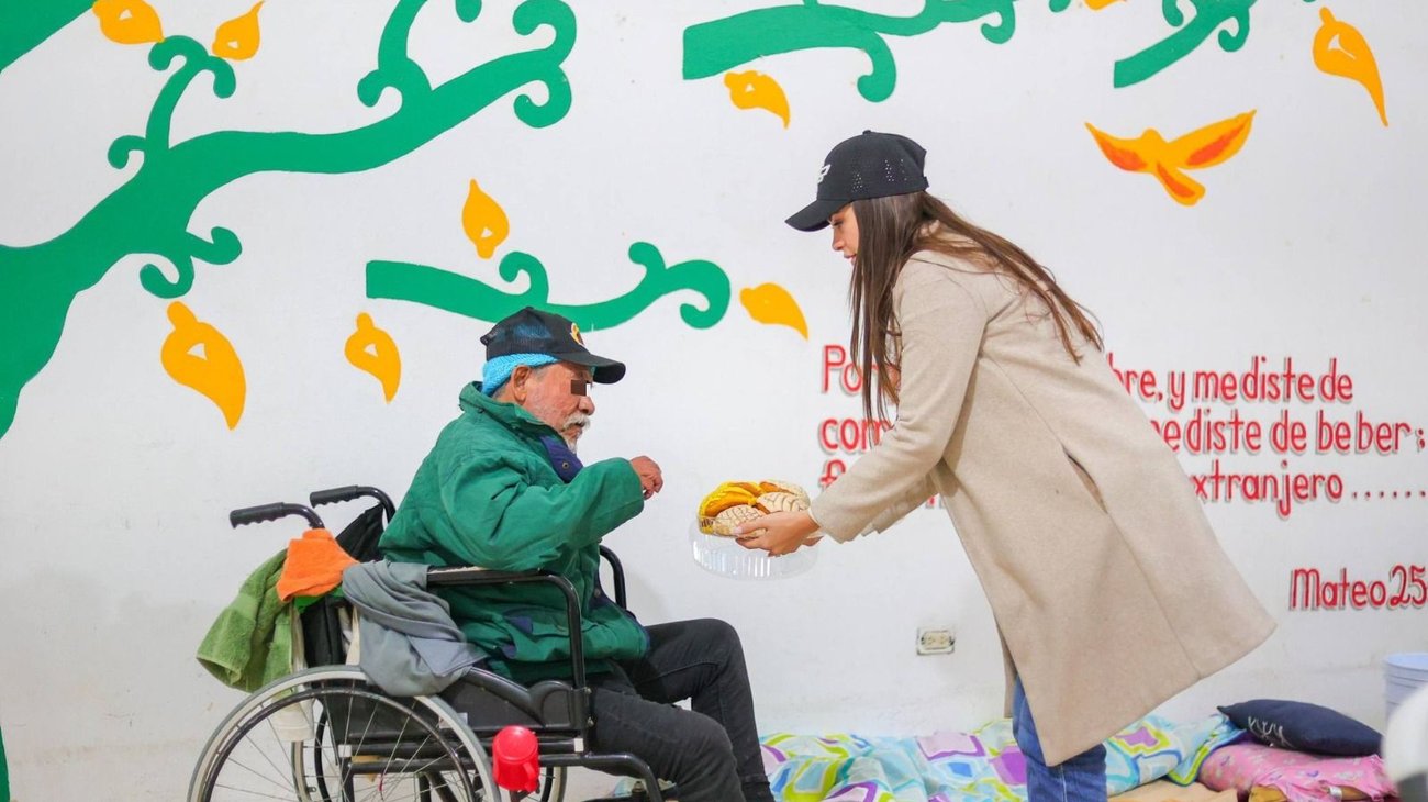 Apoya DIF y Protección Civil a personas vulnerables por frío