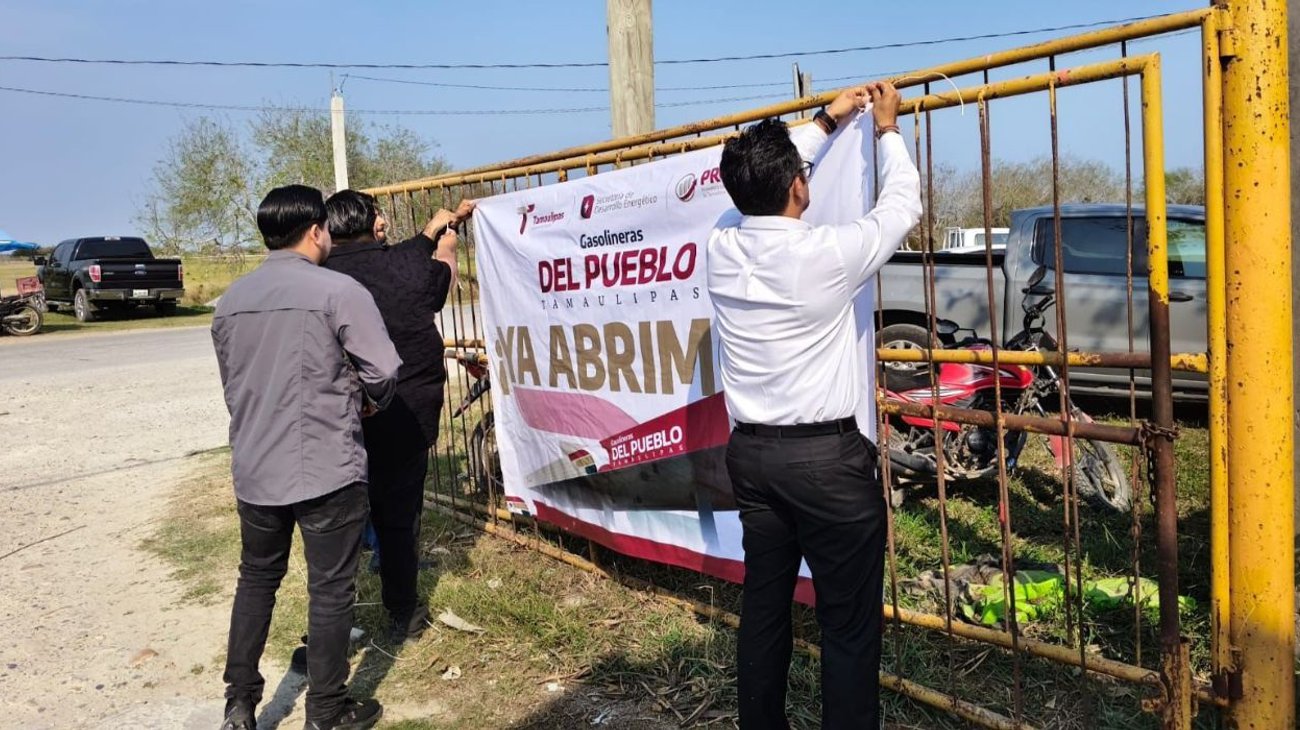 Inauguran primera 'Gasolinera del Pueblo' en Soto la Marina