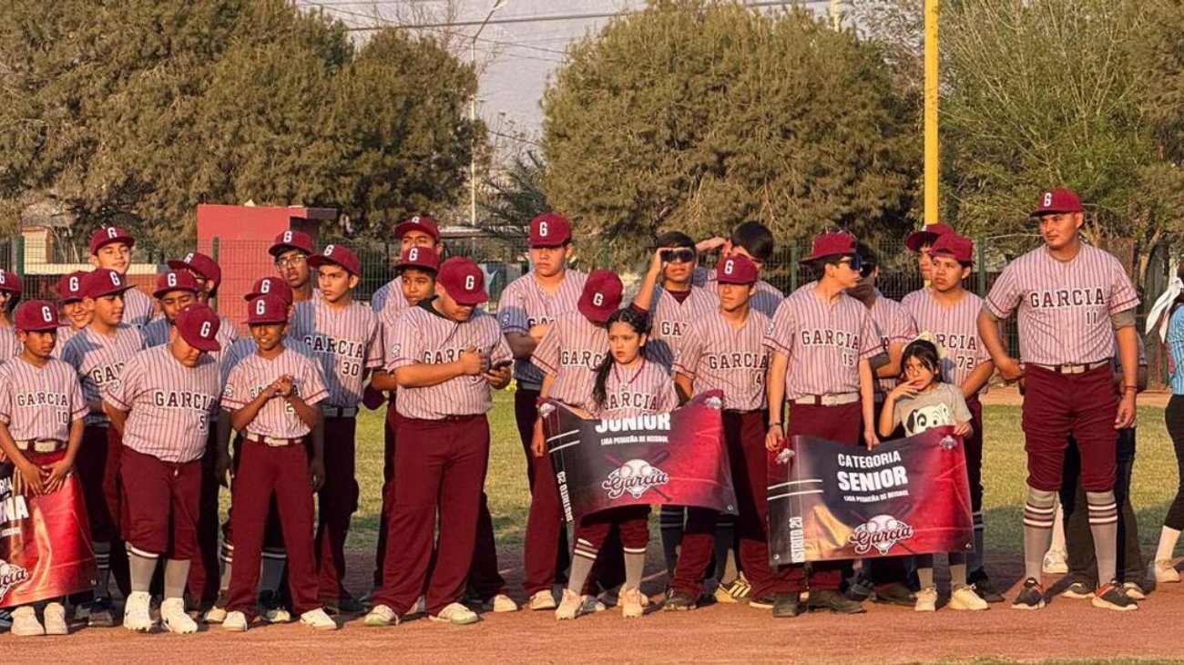 Arranca temporada de Liga de Béisbol de Ligas Pequeñas de García