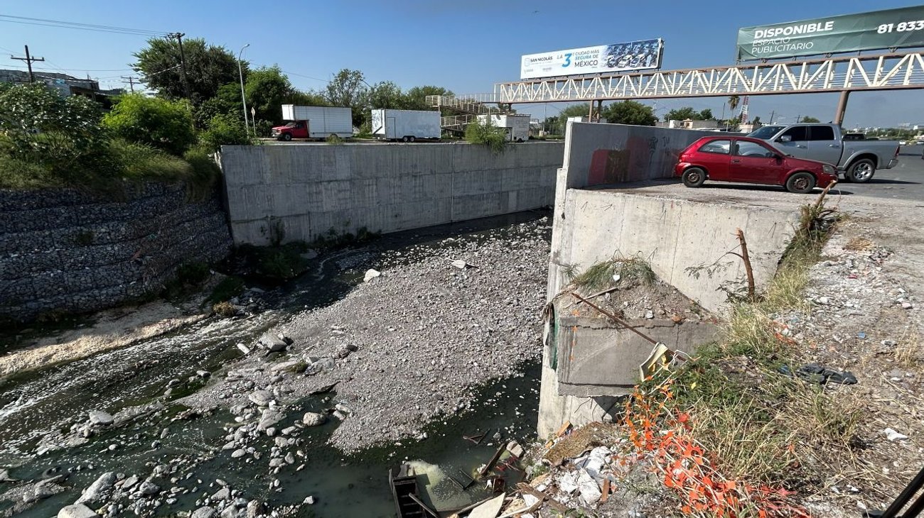 Vecinos denuncian abandono del Arroyo Topo Chico en San Nicolás