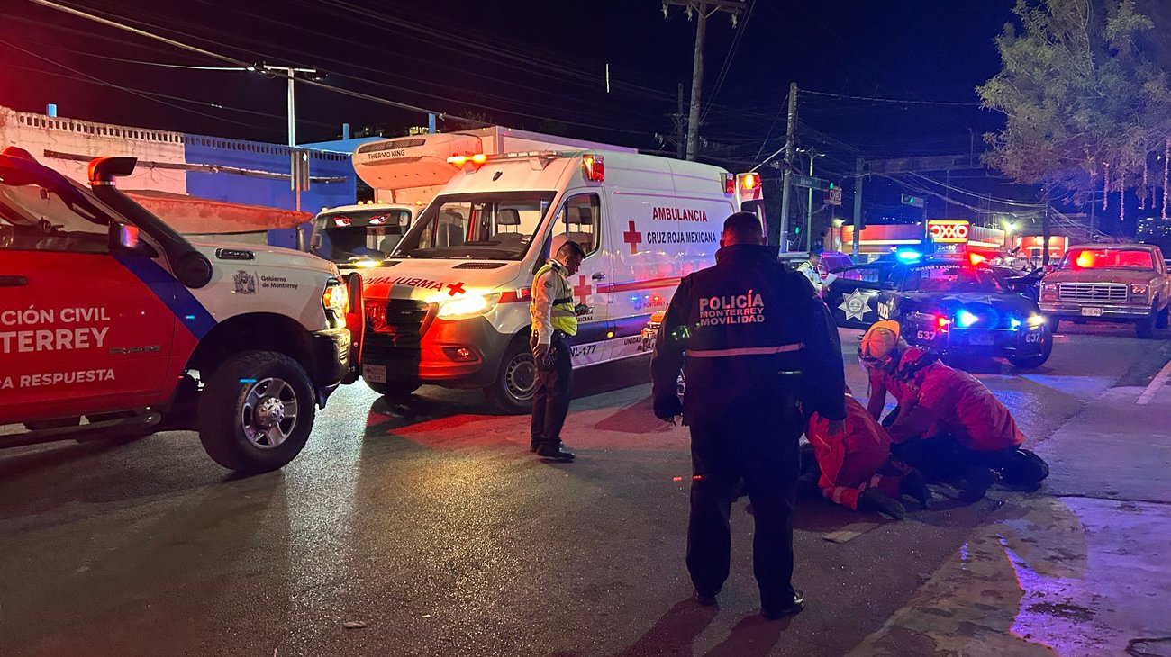 Atropellan a hombre en el centro de Monterrey