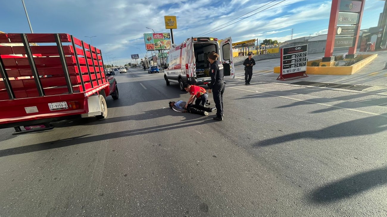 Atropellan a despachador de gasolina en Ramos Arizpe