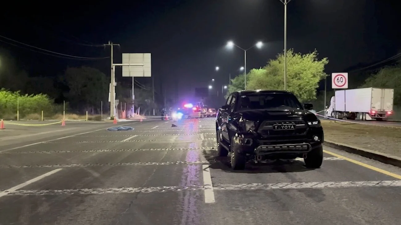 Muere hombre arrollado por camioneta en la Carretera Nacional