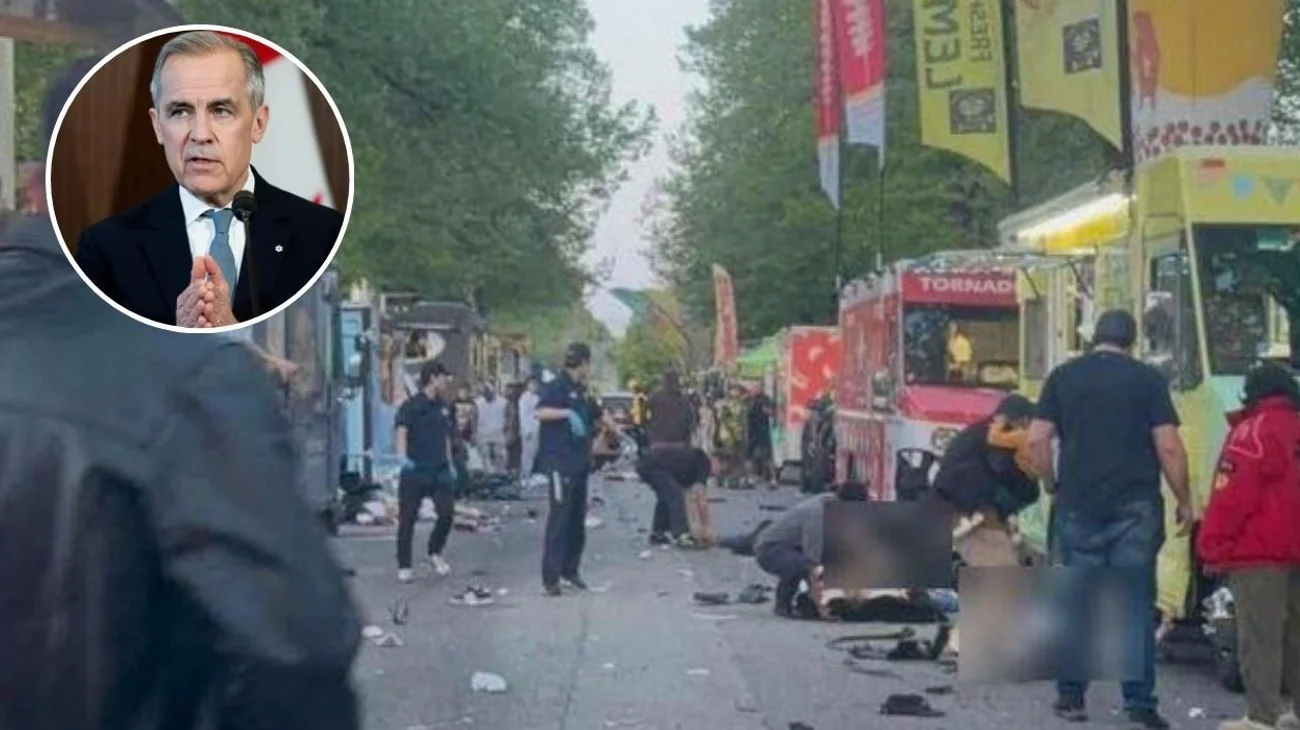 Descarta Carney 'amenaza activa' tras atropello en festival