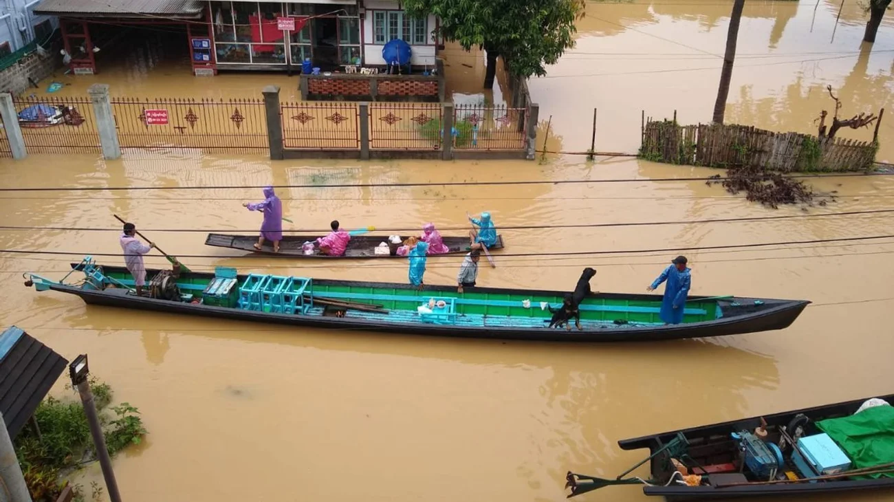 Aumentan a 226 los muertos por inundaciones en Birmania