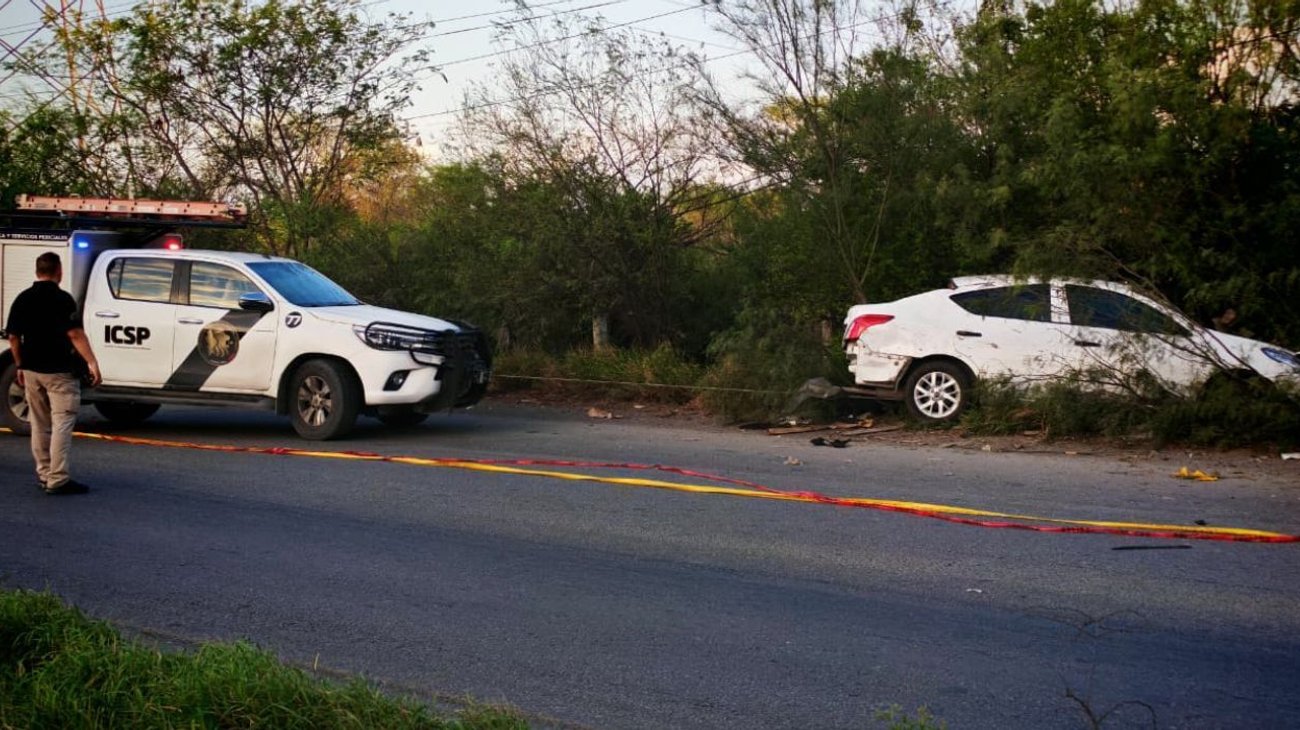 Persecución termina en choque y deja un detenido en Escobedo