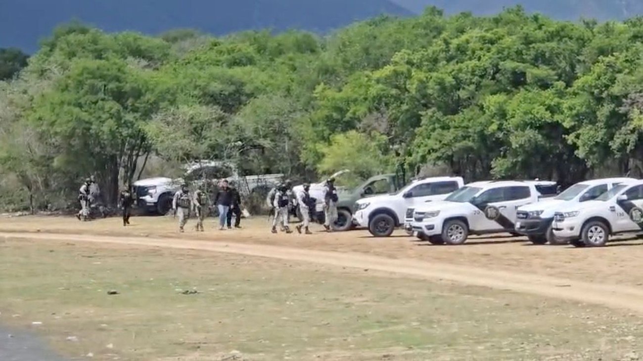 Realizan autoridades operativo de búsqueda en presa de Linares