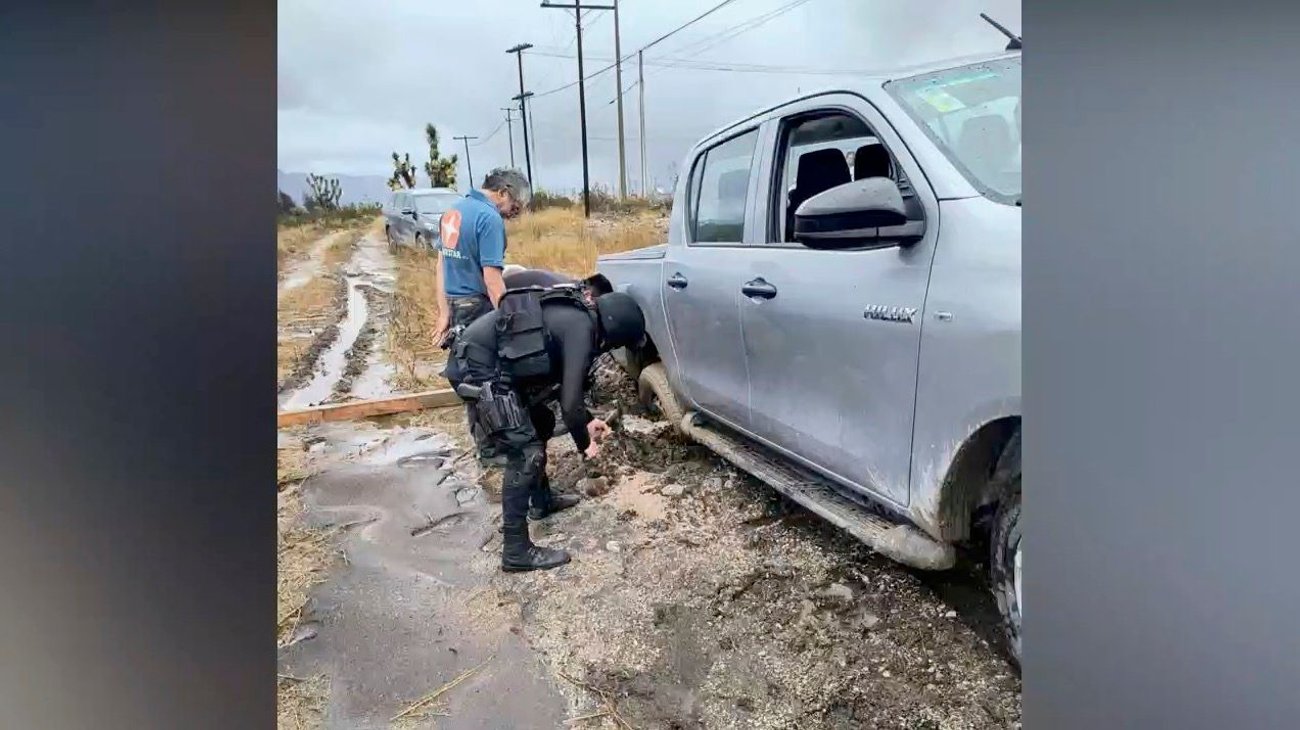 Brinda Policía estatal apoyo a población ante lluvias