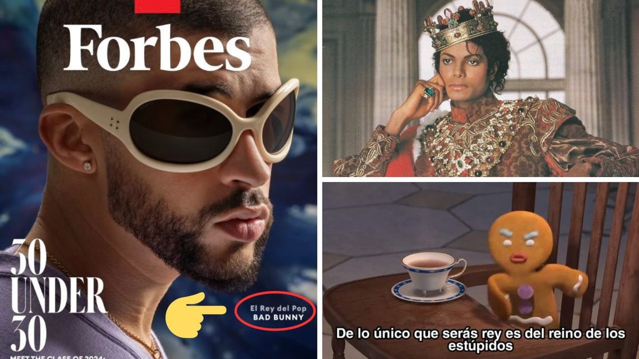 Nombran a Bad Bunny el 'Rey del Pop' y se desata la polémica