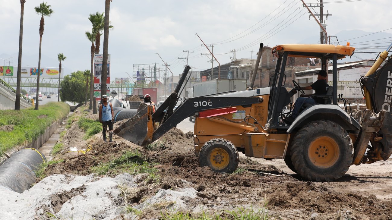 Refuerzan obras para reducir riesgos por lluvias en Saltillo