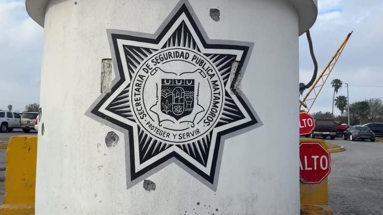 Deja persecución daños en instalaciones policiacas en Matamoros