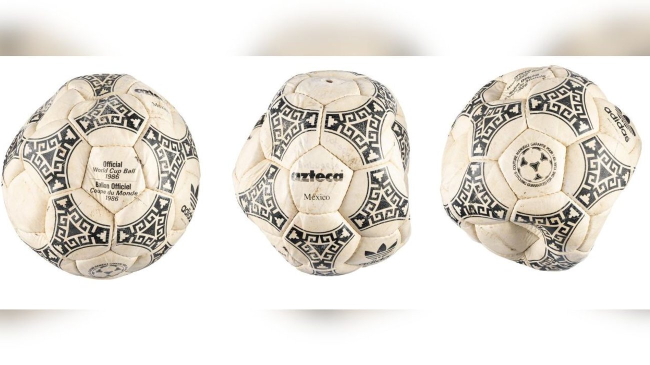 Venden por más de 3 millones de dólares balón de la Mano de Dios