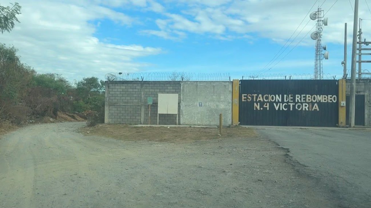 Detectan basurero clandestino en estación de COMAPA en Victoria