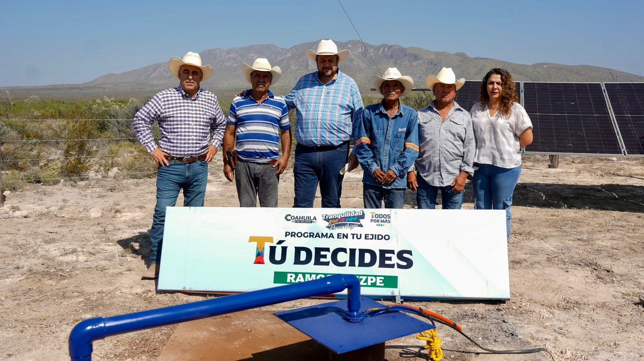 Ramos Arizpe lleva agua potable a 92 habitantes de El Anhelo