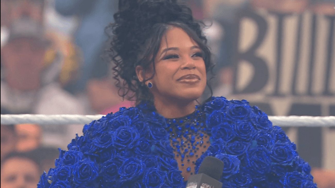 Luchadora Bianca Belair anuncia embarazo en WrestleMania