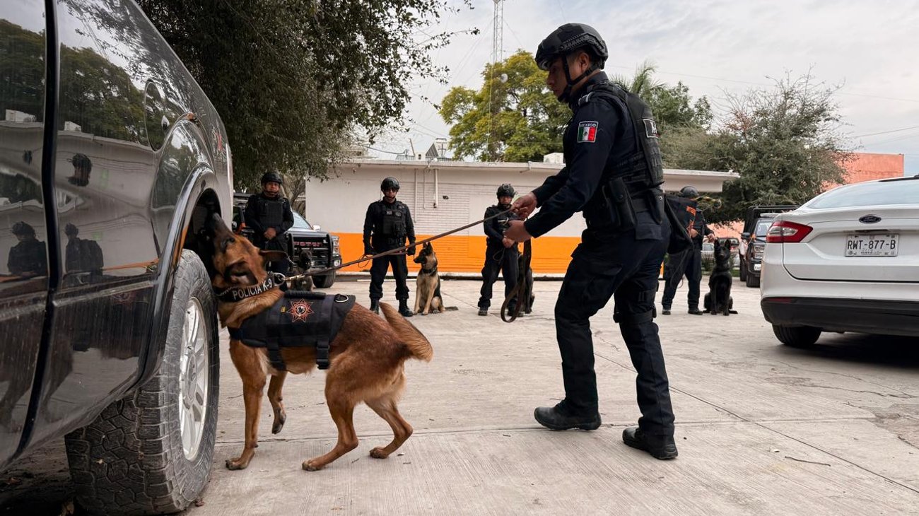 Fortalece Guadalupe adiestramiento de binomios K9