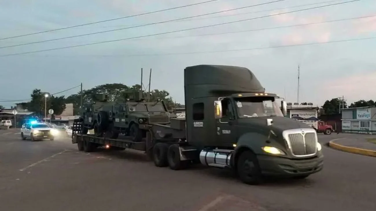 Blindados Ocelotl llegan a Michoacán por extorsiones