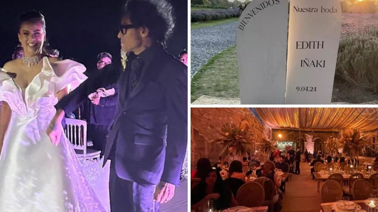 Así fue la boda de Edith Márquez e Iñaki Marcos, su mánager
