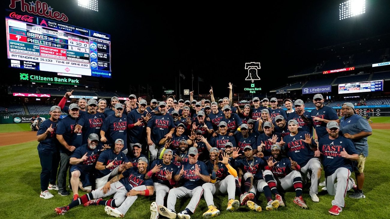 Bravos de Atlanta liga seis títulos en Este de la Nacional