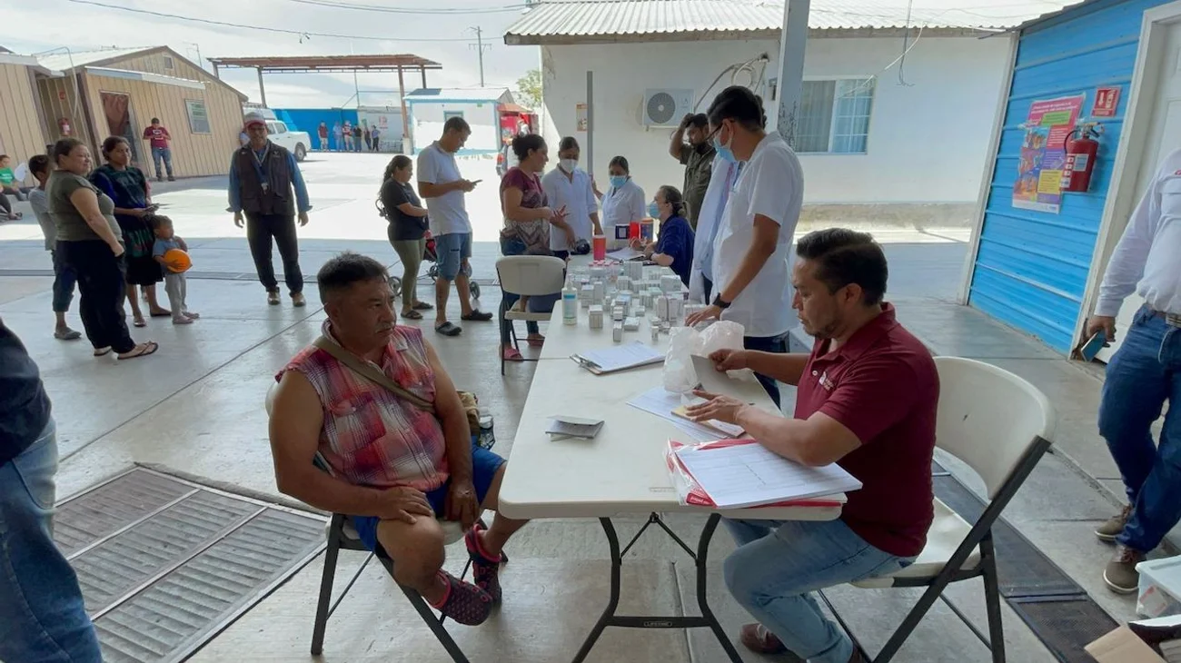 Refuerza Salud atención médica en albergues para migrantes
