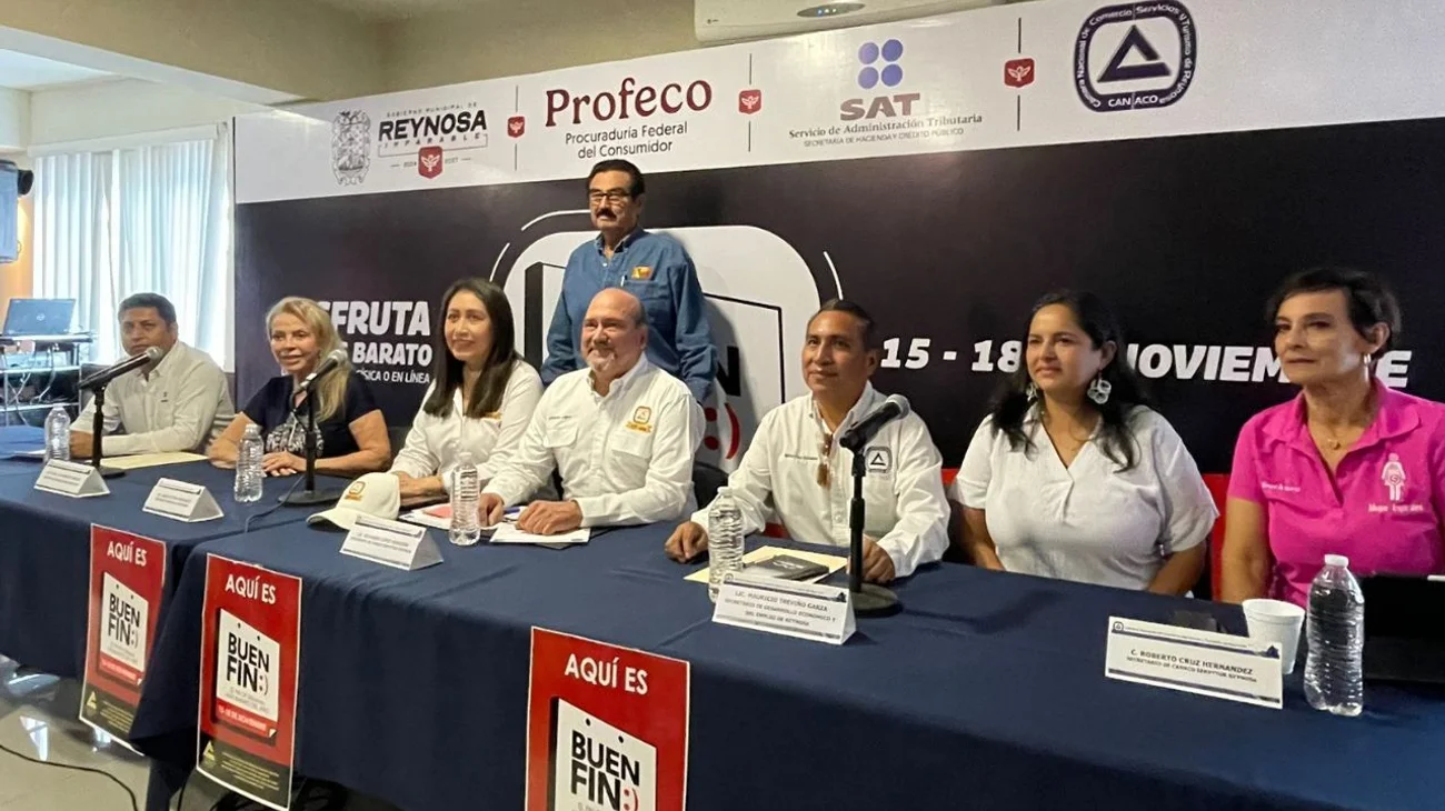 Empresarios fronterizos listos para el Buen Fin en Reynosa