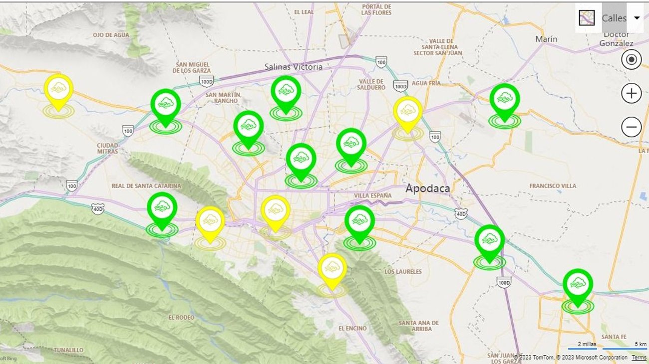 Predomina buena calidad del aire en Monterrey