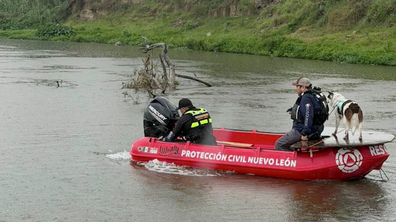 Reanudan búsqueda de dos desaparecidos en ríos de Nuevo León