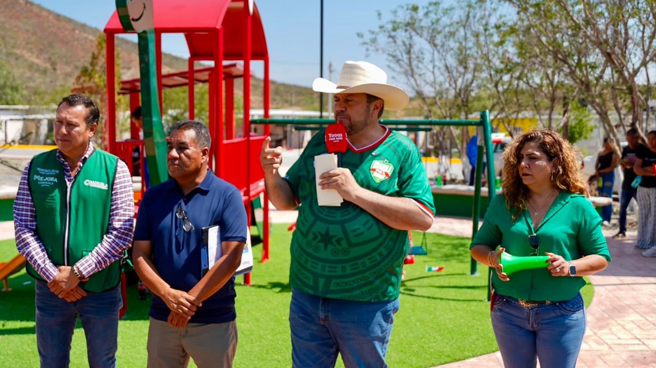 Inauguran complejo recreativo de 2.6 mdp en Estación Higo
