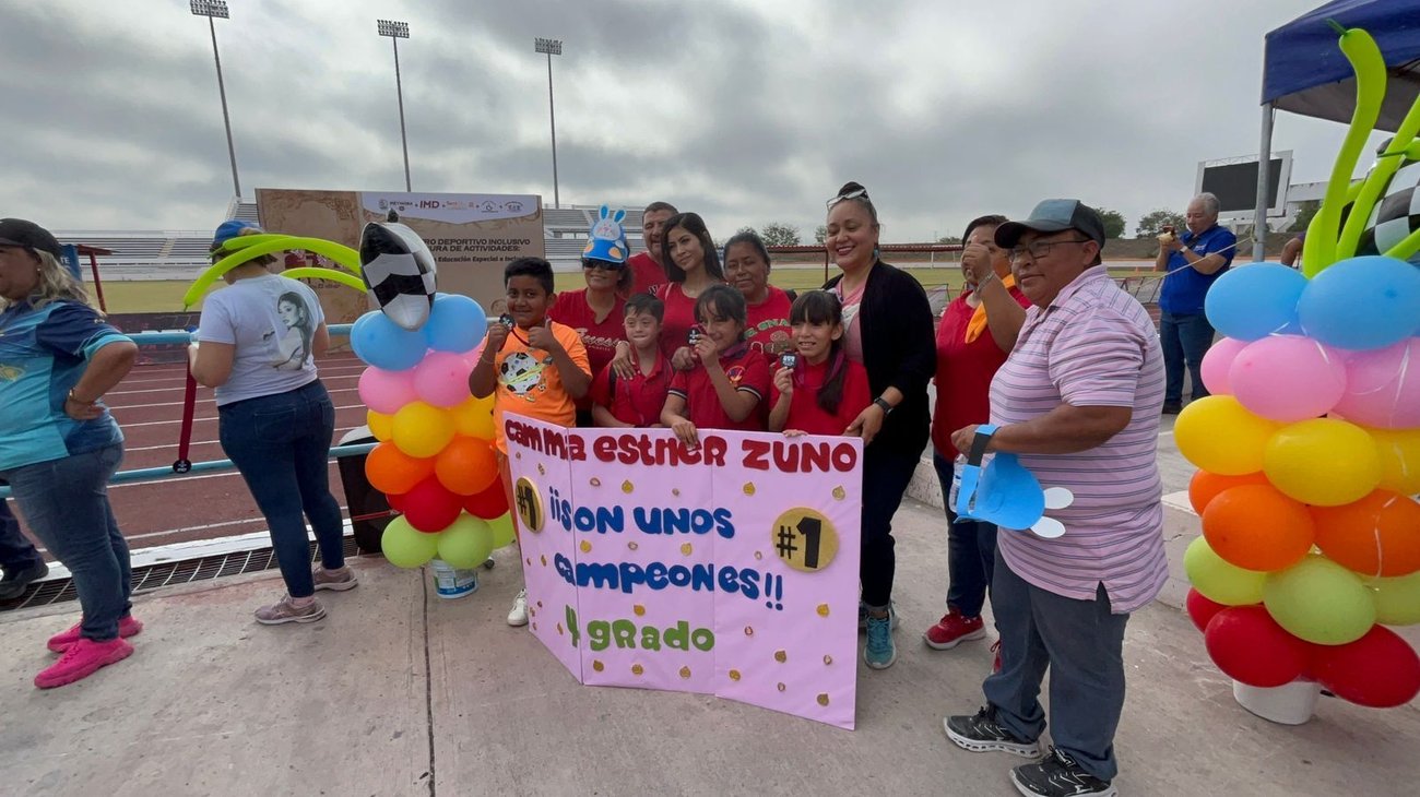 Realizan encuentro deportivo de atletismo en CAM de Reynosa