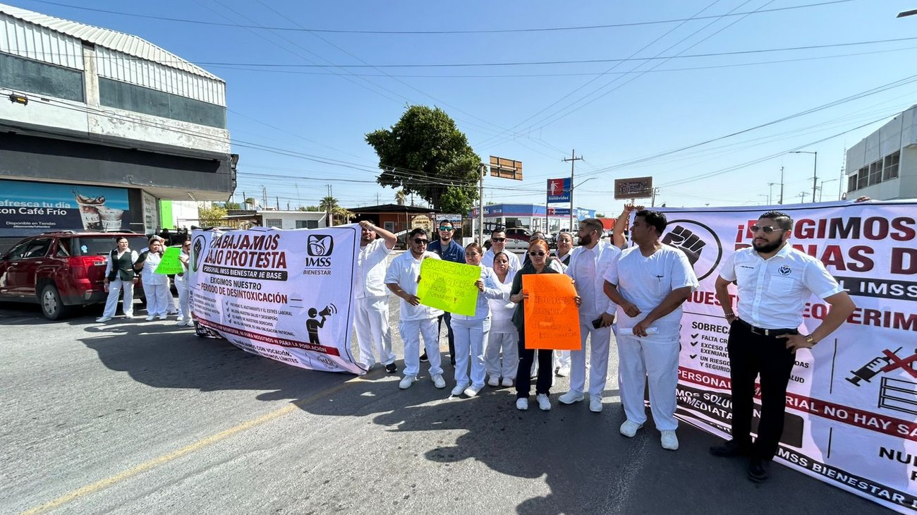 Trabajadores del IMSS Bienestar advierten protestas en Reynosa