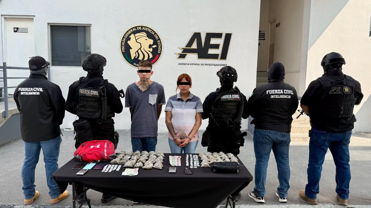 Fuerza Civil detiene en Cadereyta a dos sospechosos de extorsión